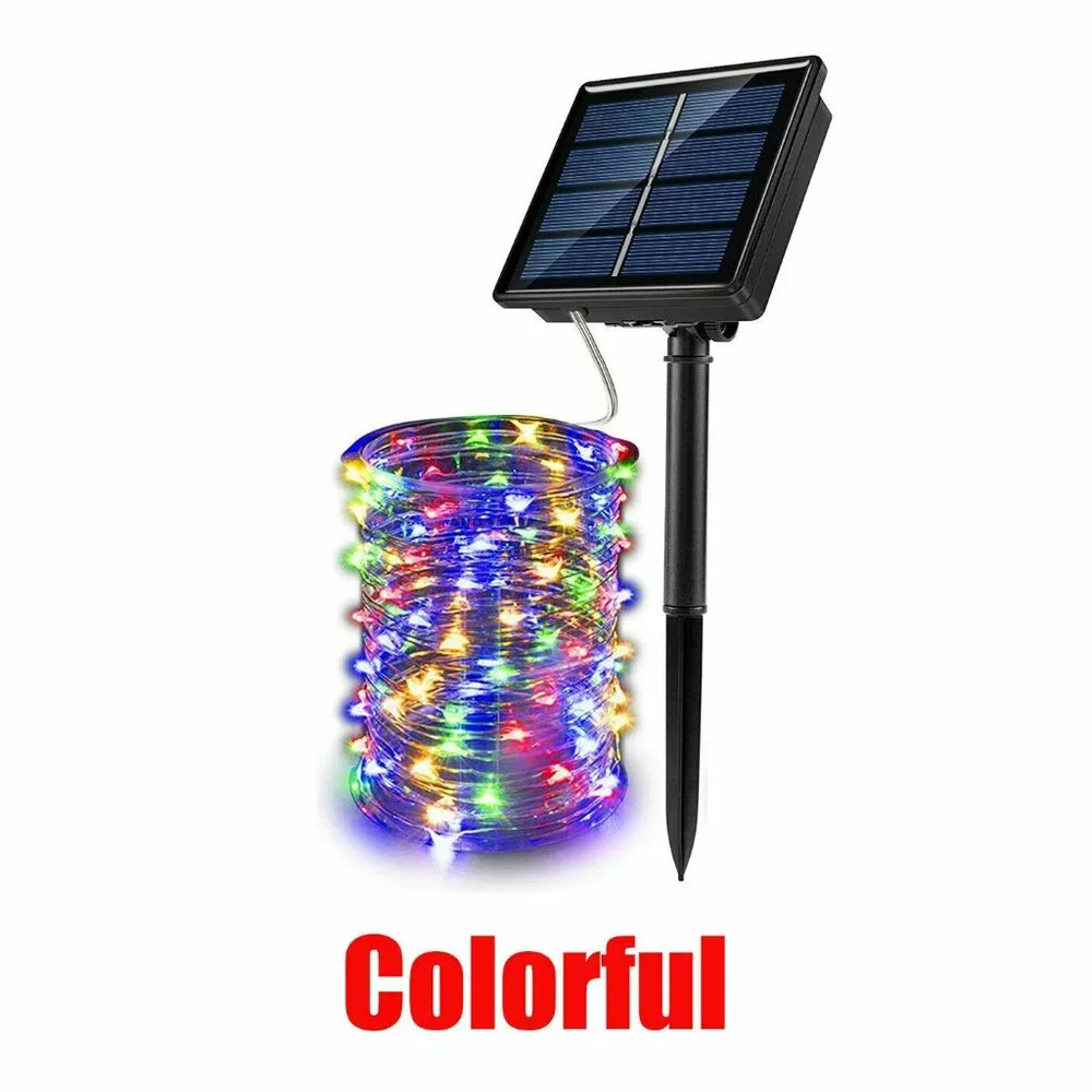 2 packChristmas Outdoor Solar String Lights 40M 400 Led Solar Lights Waterproof